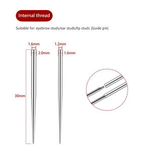 2025 grosir jarum tusukan baja tahan karat jarum penyisipan berulir alat tusukan sekali pakai - Product Image 3