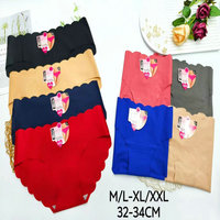 Modèle à 0,47 $ LAS225 Taille M-2XL – Culottes string sexy taille basse pour femmes asiatiques, avec couleurs variées