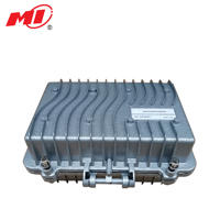 Amplificateur RF extérieur pour signal CATV à bande passante 1 GHz, 60 V, réseau HFC bidirectionnel, faible bruit, gain 38 dB, fonctionnement de -40 à +55 dBm
