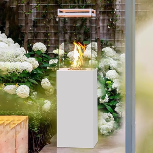 Calentador de exterior personalizado, barra de chimenea de llama real y estufa de fuego de patio, calentador de gas natural licuado de llama de camping - Product Image 3