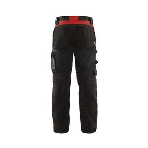 BLAKLADER - 155618609956C150 Pantalon sans poches à clous Noir/Rouge-PANTALON DE TRAVAIL EAN 7330509765579 PANTALON DE TRAVAIL CARGO - Product Image 2