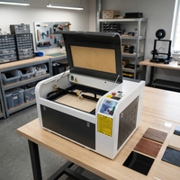 Nouvelle machine de découpe et de gravure au laser CO2 compacte avec support IA, refroidissement par eau, découpeuse automatique pour acrylique, bois, PET, cuir, plastique