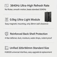 Módulo de Pantalla LED para Interiores de Paso Fino de 1.25mm, 320x160mm, SMD1010, 3840Hz, Panel de Video a Todo Color para Conferencias y Transmisiones