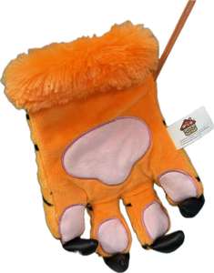 Disfraz de Patas de Tigre para Niños, Peluche Súper Suave, Cosplay, Alivio del Estrés, Disfraz de Fiesta de Halloween, Accesorios de Actuación, Algodón PP - Product Image 1