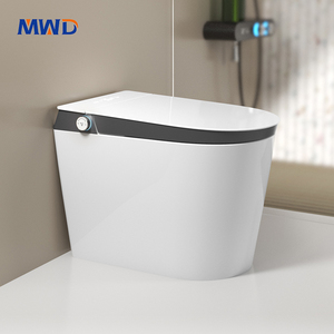 WC intelligent MWD personnalisé avec bidet intégré, induction, abattant automatique, réservoir d'<span class=keywords><strong>eau</strong></span> intégré, WC électrique pour petits espaces, toilettes intelligentes pour salle <span class=keywords><strong>de</strong></span> bain - Product Image 1