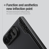 Étui Nillkin pour iPhone Duo, antichoc, super givré, avec protection magnétique et protection complète de la charnière pour iPhone Duo