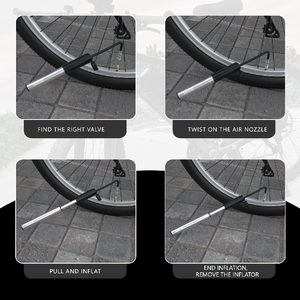 Mini pompe à air portable BOMB, pompe à vélo, gonfleur de pneus, pompe à pneus pour vélo de montagne et de route, accessoires de vélo - Product Image 6