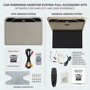 14inch 1080P IPS LED Screen <b>Android</b> 13 Roof Ceiling Monitor Universal <b>Car</b> 2+32G WIFI USB HDMI Multimedia Player Remote Control - Product Image 3