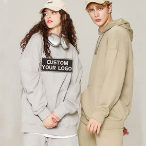 All'ingrosso felpe con cappuccio pesanti da uomo comode Casual alla moda <span class=keywords><strong>Street</strong></span> <span class=keywords><strong>Style</strong></span> Logo personalizzabile per l'inverno - Product Image 2