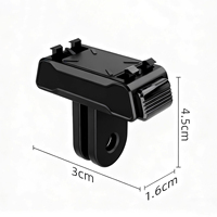 Base magnétique à dégagement rapide Hongdak pour Insta360 X5/X4/Air/Ace Pro2, adaptateur de montage rapide pour trépied et accessoires