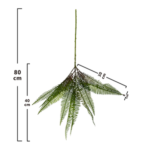 نباتات اصطناعية فاخرة على شكل فرع واحد صغير من نوع السرخس البلاستيكي للديكور المنزلي من موردين بالجملة - Product Image 5