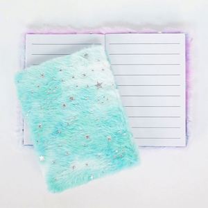Customized High Quality Eco Friendly Fur Notebook Luxury <b>A4</b> A5 Promotional Hardcover Personalized <b>Diary</b> for School - Product Image 6