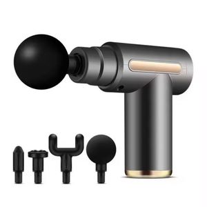 Pistola de Masaje Fascial Inalámbrica Mini con Pantalla LCD, 4 Cabezales de Masaje, Portátil, para Alivio Muscular y Fitness, Venta al Por Mayor - Product Image 5
