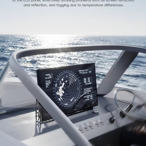 New 24 inch IP65 không thấm nước công nghiệp cảm ứng điện dung màn hình màn hình USB 1500nits ngoài trời biển LCD hiển thị cá Finder - Product Image 1