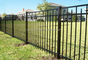 Clôture en acier galvanisé forgé pour jardin, garde-corps <span class=keywords><strong>fin</strong></span>, étagère métallique, clôture adaptable - Product Image 6