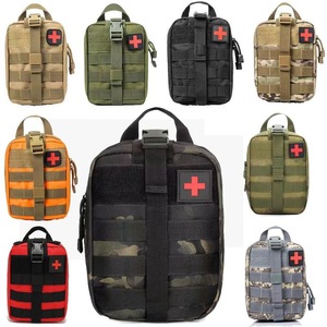 Bolsa Médica de Emergencia para Trauma y Primeros Auxilios, Bolsa Ifak Vacía, Material de Nailon Impermeable con Cierre de Cremallera, Bolsas Molle EMT - Product Image 1