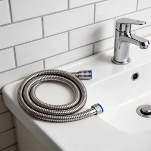 Manguera de agua flexible de alta presión con interfaz común G1/2 (interfaz de 4 puntos), malla de acero inoxidable 304 con tubo EPDM en stock - Product Image 3
