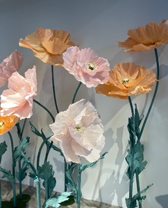 L-001 2026 Nuovo Design Gigante di Papaveri Misti per Decorazioni di Matrimoni, Centri Commerciali e Hotel - Product Image 3