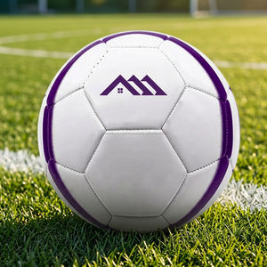 Promotional Gift Size 5 Football <b>Machine</b> <b>Stitched</b> Soccer Ball Custom Printed PVC Material for Brand Visibility in Events - Product Image 1