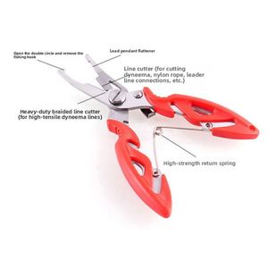 Tijeras de Pesca de Acero Inoxidable Luya para Cortar Línea de Pesca de PE, Herramienta y Accesorio Esencial para la Pesca - Product Image 3