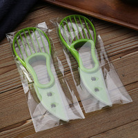 3-In-1 Keukengadget Plastic Fruitsnijgereedschap Met Pp-Handleiding Pp-Avocado-Snijmachine Shredders Pitter Fruit En Groente Gereedschap
