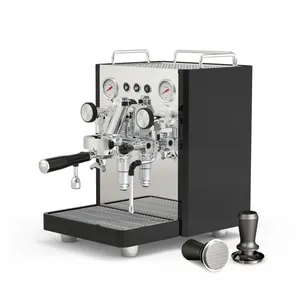 Ristorante Semi Auto Espresso Cappuccino macchina da caffè grande capacità Espresso commerciale caffettiera