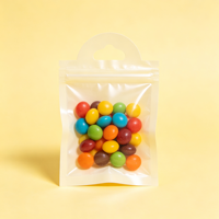 Sachet Doypack Stratifié PET/PE avec Fermeture Éclair, Qualité Alimentaire, Refermable, pour Emballage de Snacks, Noix et Fruits Secs en Vente au Détail