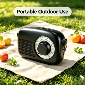 <span class=keywords><strong>Radio</strong></span> Portátil AM/FM Analógica con Puntero, Alimentación Directa por USB-C, Esfera Grande y Clara para Uso en Exteriores y Emergencias - Product Image 5