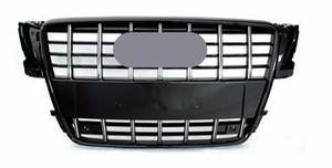 Accessoires de voiture Facelift Body Kit Systems Black Chrome Grille pour <span class=keywords><strong>AUDI</strong></span> A5 <span class=keywords><strong>S5</strong></span> Style <span class=keywords><strong>2008</strong></span> - 2012 - Product Image 2