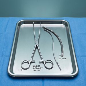 De-Bakey Atraumata Stainless Steel Manual Peripheral Vascular <b>Clamp</b> 200mm - Product Image 3
