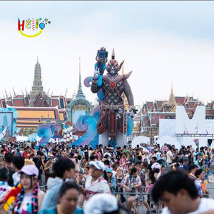 รูปปั้นผู้พิทักษ์ไทยพระนครสีฟ้าทำให้พองได้ <span class=keywords><strong>Yaksha</strong></span> พร้อมปืนฉีดน้ำ - Product Image 5