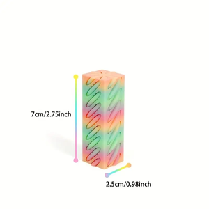 Impresionantes Juguetes Educativos de <span class=keywords><strong>pilar</strong></span> cuadrado impresos en 3D, adecuados para pacientes con ansiedad y TDAH, son un regalo de cumpleaños ideal - Product Image 2