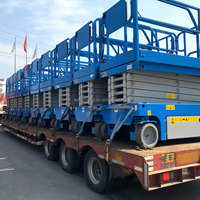 Plateforme élévatrice à ciseaux mobile électrique autopropulsée, hauteur de levage 7,8 m - 9,8 m