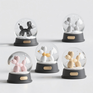 <span class=keywords><strong>Globo</strong></span> de Agua de Resina con Hámster en Pánico - <span class=keywords><strong>Globo</strong></span> de Nieve <span class=keywords><strong>3D</strong></span> Pintado a Mano con LED, Pedido Personalizado al por Mayor para un Regalo Divertido - Product Image 4