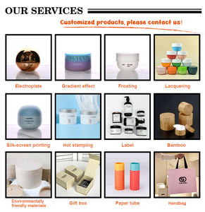 Bocaux en plastique ABS personnalisés uniques pour cosmétiques et soins de la peau avec couvercle à vis pour poudre libre, lotion et autres cosmétiques - Emballage vide - Product Image 4