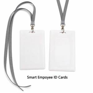 두꺼운 카드 1.8mm 125khz <span class=keywords><strong>RFID</strong></span> EM4305 칩 블랭크 화이트 클램쉘 스마트 <span class=keywords><strong>RFID</strong></span> 카드 (직원용) - Product Image 1