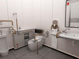 <span class=keywords><strong>Baño</strong></span> Portátil Ecológico de Diseño Moderno para Exteriores, Estructura de Acero que Ahorra Agua, Garantía de 3 Años para Uso Público en Parques - Product Image 5