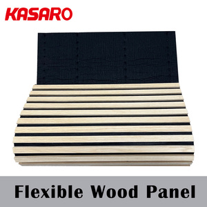 แผงอะคูสติกไม้ยืดหยุ่นสไตล์ใหม่ของ kasaro ราคาถูกกว่าและบางกว่าสำหรับคลังสินค้าหรือห้องนั่งเล่นพร้อมใบรับรอง CE - Product Image 3
