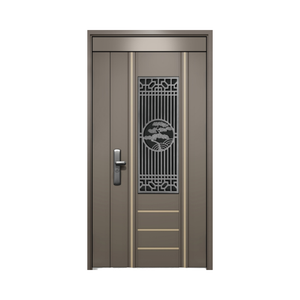 Porte d'entrée coupe-feu en acier inoxydable sur mesure, résistante à l'eau et à la rouille, pour appartement résidentiel - Product Image 1