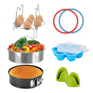 Panier de cuiseur à vapeur en acier inoxydable, <span class=keywords><strong>accessoires</strong></span> de cuiseur à vapeur instantané, vente en gros - Product Image 5