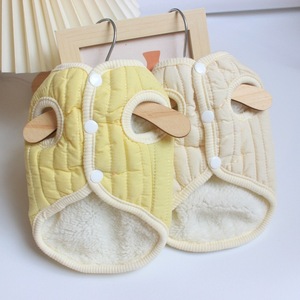 Ropa para Mascotas al por Mayor, Chaleco Grueso de Otoño e Invierno para Perros Teddy, Pomeranian y Perros Pequeños - Correa e Invierno - Product Image 4