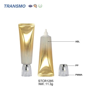 Tube en plastique souple pour crème pour les yeux, nettoyant pour le visage, tube de crème vide, tube de crème à presser, emballage de tube à presser - Product Image 3