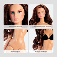 Poupée interactive en vinyle XIANXIAN Natural Skin Tone Jonted ROSE (Édition) - Jouet modèle pour filles, échelle 1:6, 30-50 cm