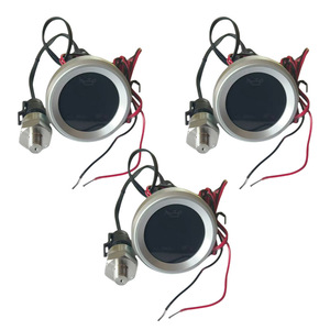 Universal 12V 24V Horizontal Round Oil Gauge Kit LED Display Car Instrument Panel For Retrofit Upgrade - Product Image 3
