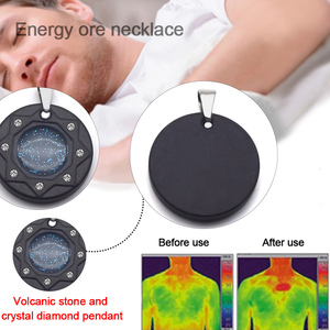 Tecnología japonesa Discolor Tarjeta de autenticidad Iones negativos Potente Bio <span class=keywords><strong>lava</strong></span> Piedra Volcánica Ciencia cuántica <span class=keywords><strong>Colgante</strong></span> de energía - Product Image 6