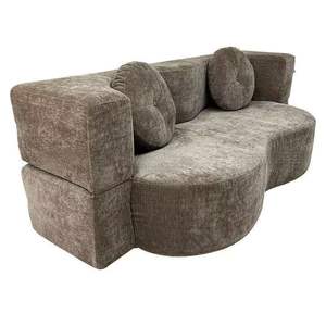 विंटेज शैली संपीड़न सांप्रदायिक सोफे चीन में बने स्पंज भरने के साथ अच्छा गुणवत्ता लिविंग रूम सेट - Product Image 1