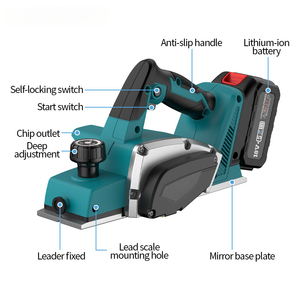 Bürstenloser Lithium-Akku-<span class=keywords><strong>Handhobel</strong></span> mit 4812 Motor, einstellbarer Tiefe, tragbarer Holzbearbeitungshobel für Haushaltsinstallationen - Product Image 3