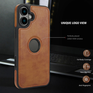 เคสโทรศัพท์มือถือหนัง PU สำหรับ iPhone 16 <span class=keywords><strong>Pro</strong></span> <span class=keywords><strong>Max</strong></span>/16 <span class=keywords><strong>Pro</strong></span>/16 Plus/16 Premium ป้องกันรอบด้าน กันลื่น - Product Image 2