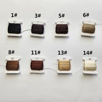 Fil plastique pour extensions capillaires – Accessoires de couture pour perruques et trames de cheveux à usage commercial