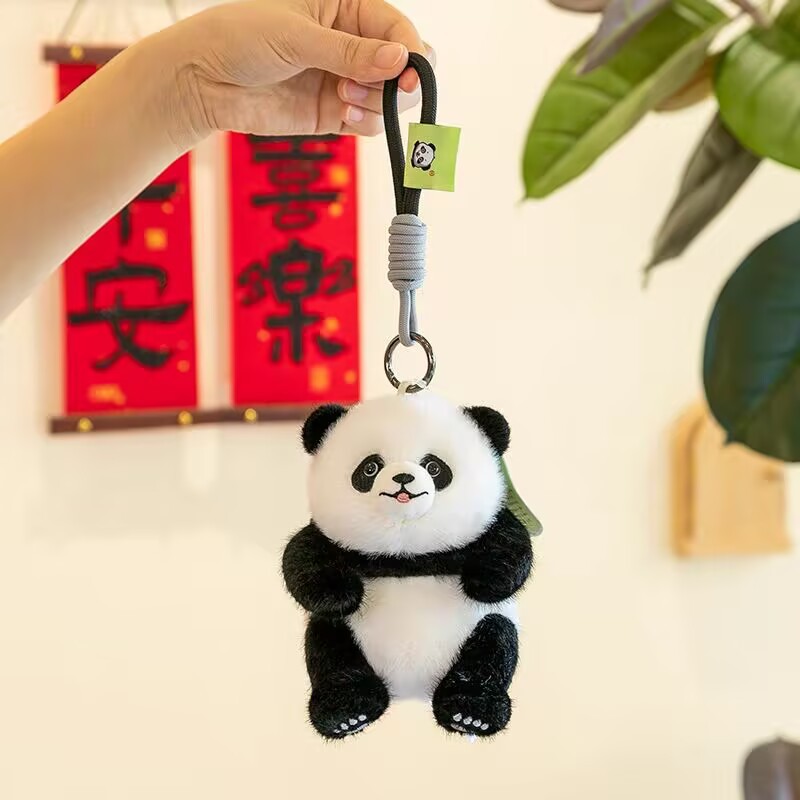 panda doll with hanger